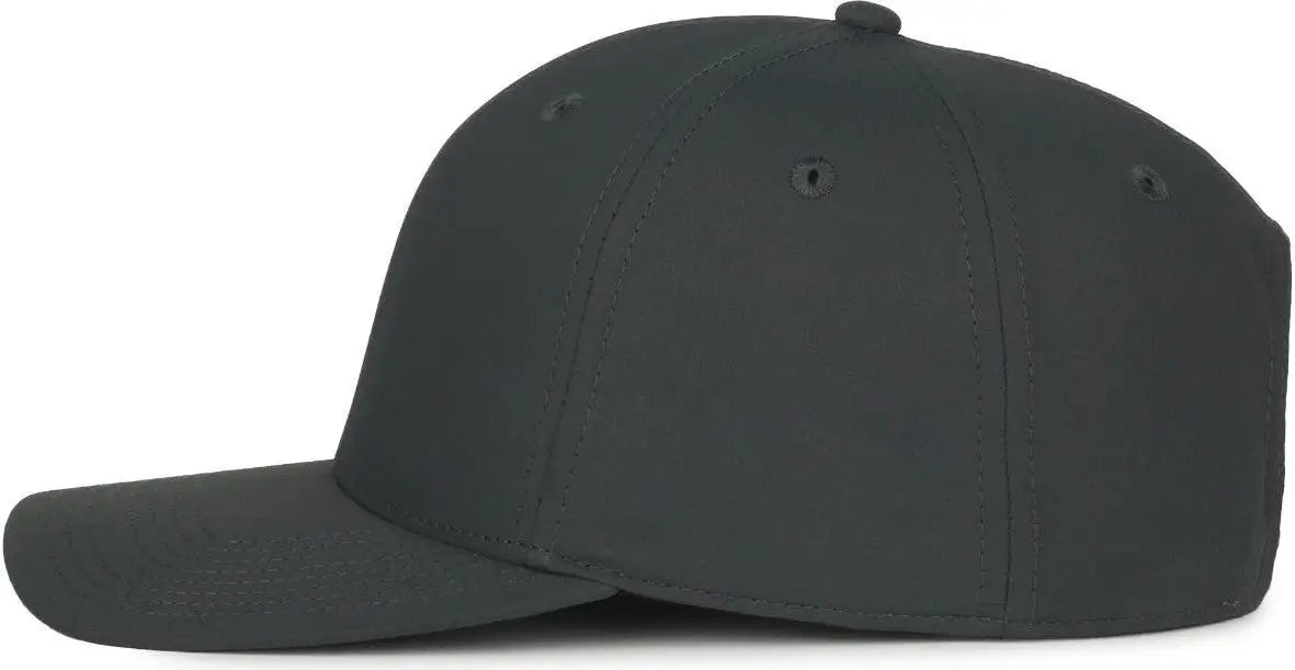 OC Sports OC871PF Solid Pro Crown Polyester Cap - Graphite