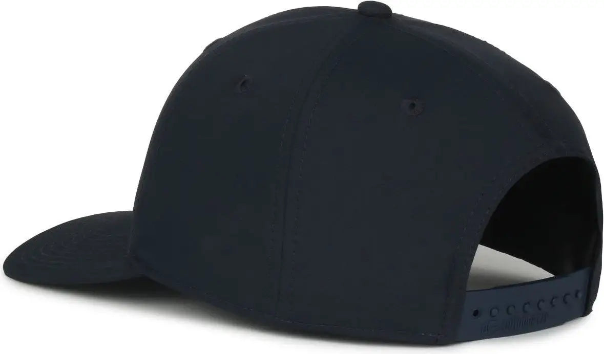 OC Sports OC871PF Solid Pro Crown Polyester Cap - Navy