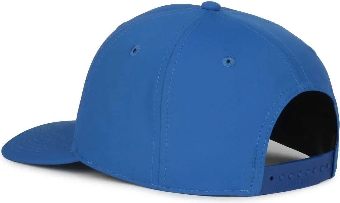 OC Sports OC871PF Solid Pro Crown Polyester Cap - Royal