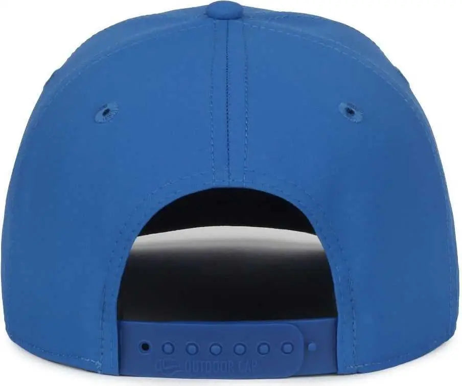 OC Sports OC871PF Solid Pro Crown Polyester Cap - Royal