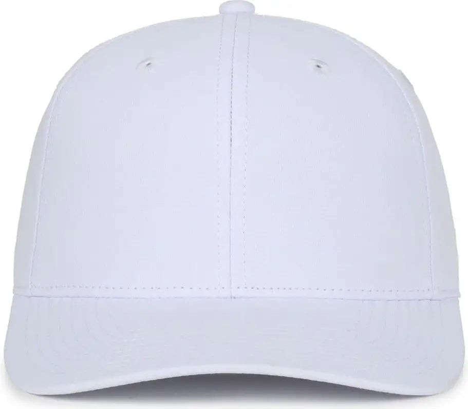 OC Sports OC871PF Solid Pro Crown Polyester Cap - White