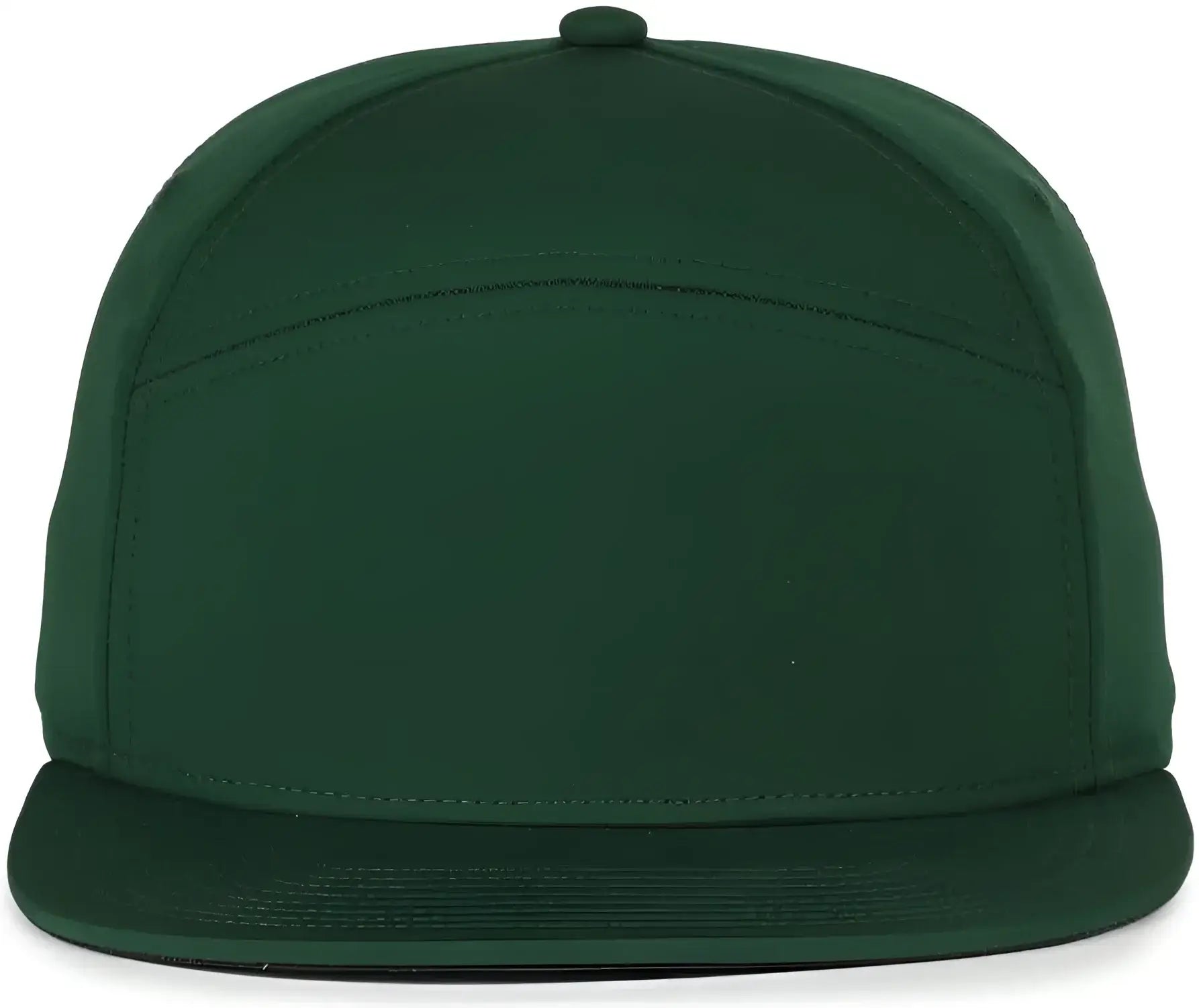 OC Sports OC900 Split Panel Performance Snap Back Cap - Dark Green - Green / OSFM