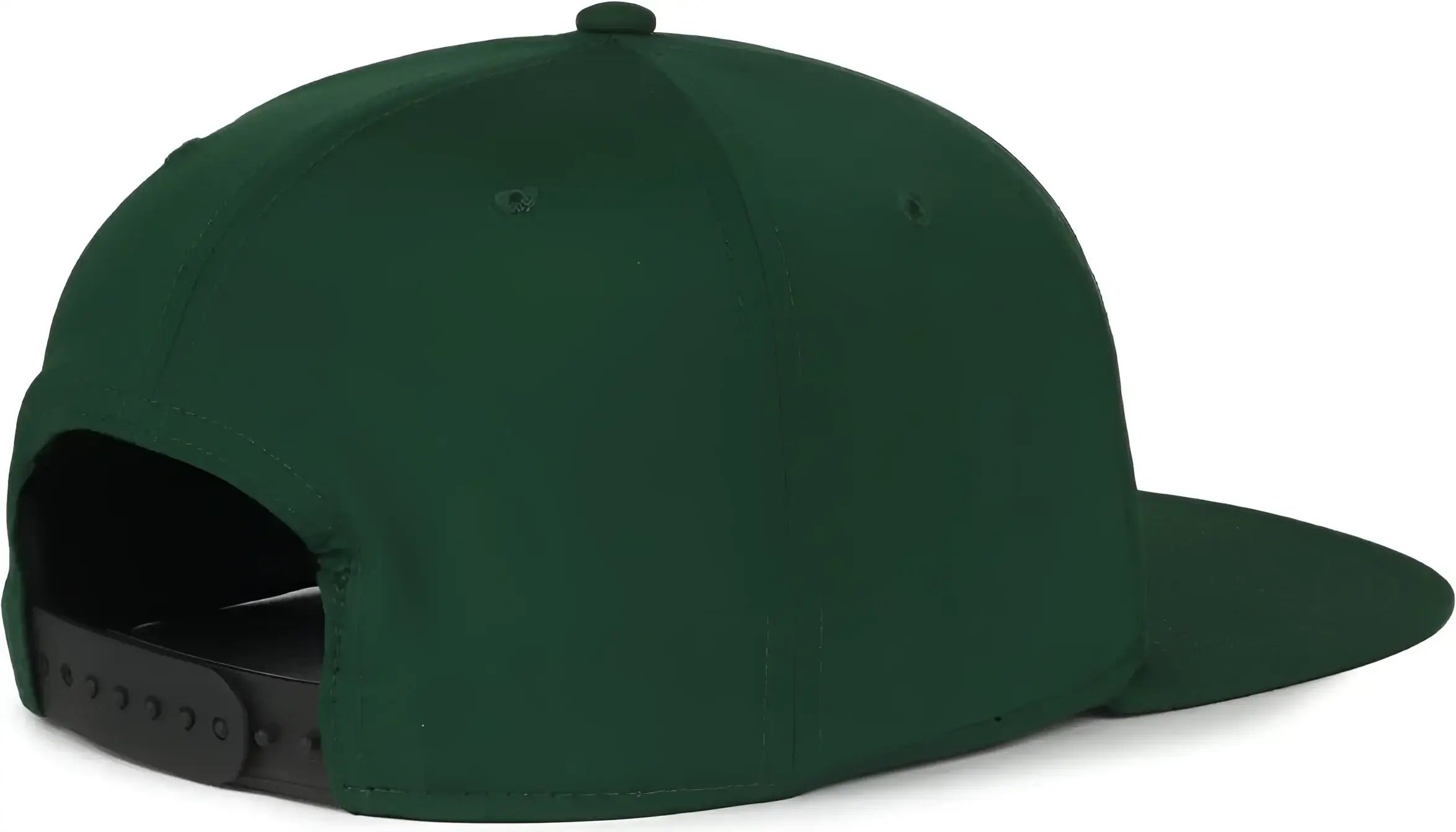 OC Sports OC900 Split Panel Performance Snap Back Cap - Dark Green - Green / OSFM