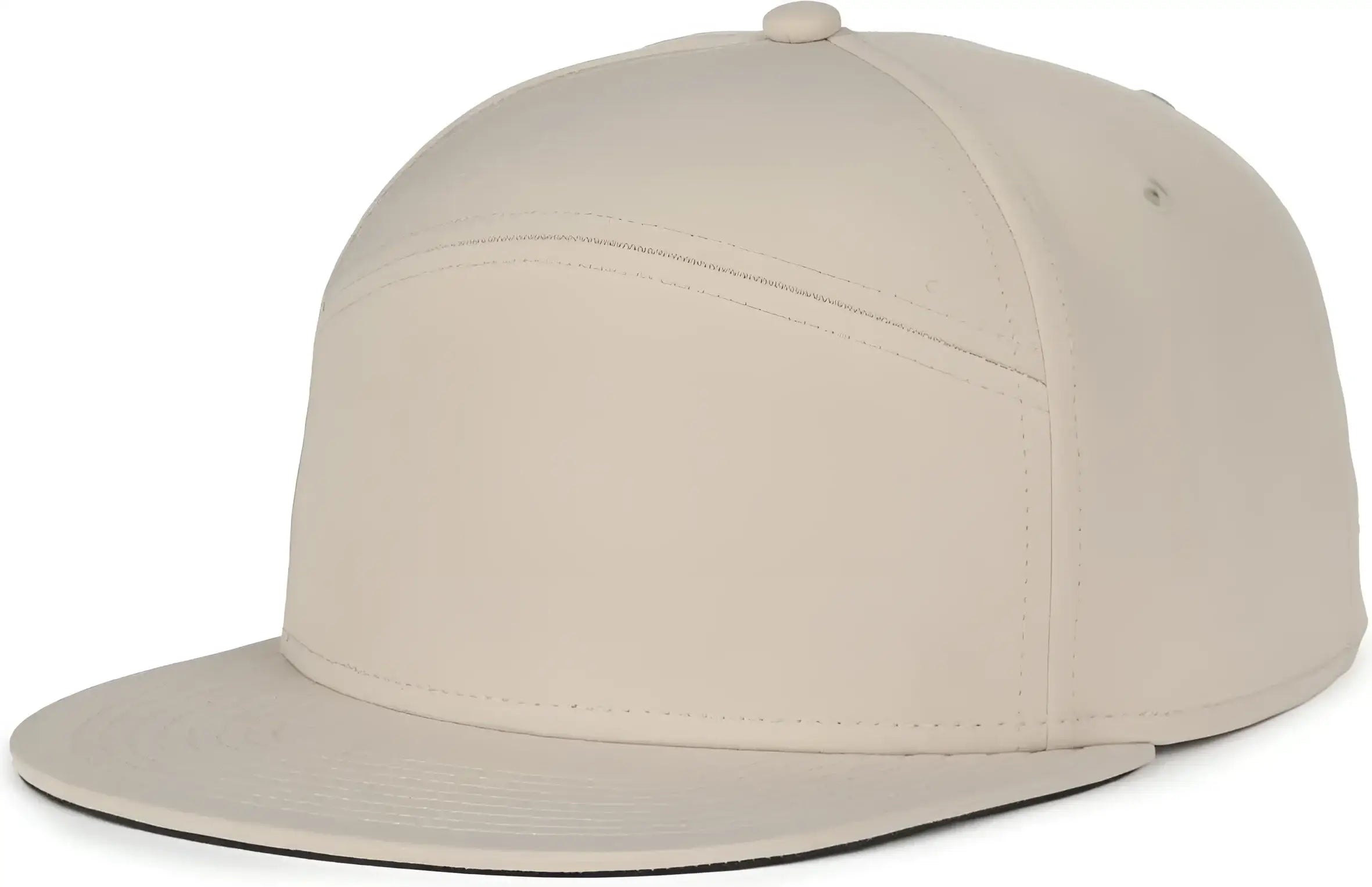 OC Sports OC900 Split Panel Performance Snap Back Cap - Khaki - Khaki / OSFM