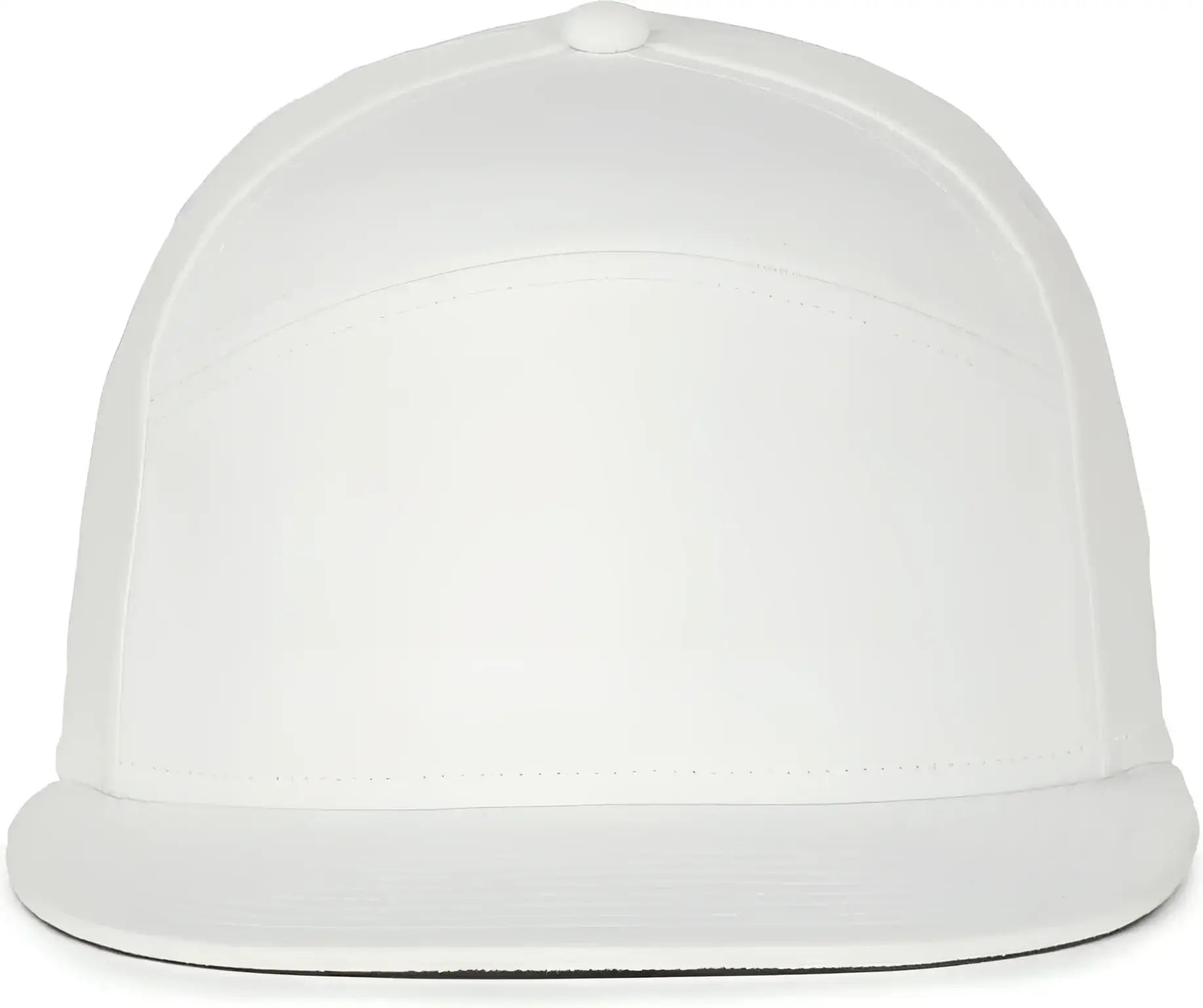 OC Sports OC900 Split Panel Performance Snap Back Cap - White - White / OSFM