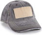 OC Sports OC902 Pigment Dyed Cotton Twill Cap - Black - Black / 6 7/8’’ - 7 1/2’’