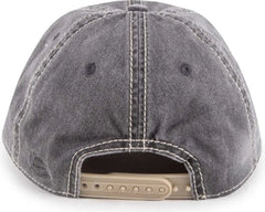 OC Sports OC902 Pigment Dyed Cotton Twill Cap - Black - Black / 6 7/8’’ - 7 1/2’’