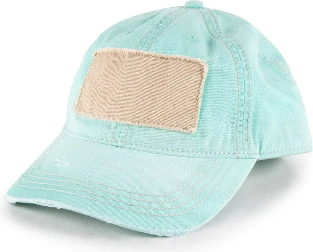 OC Sports OC902 Pigment Dyed Cotton Twill Cap - Mint - Mint / 6 7/8’’ - 7 1/2’’