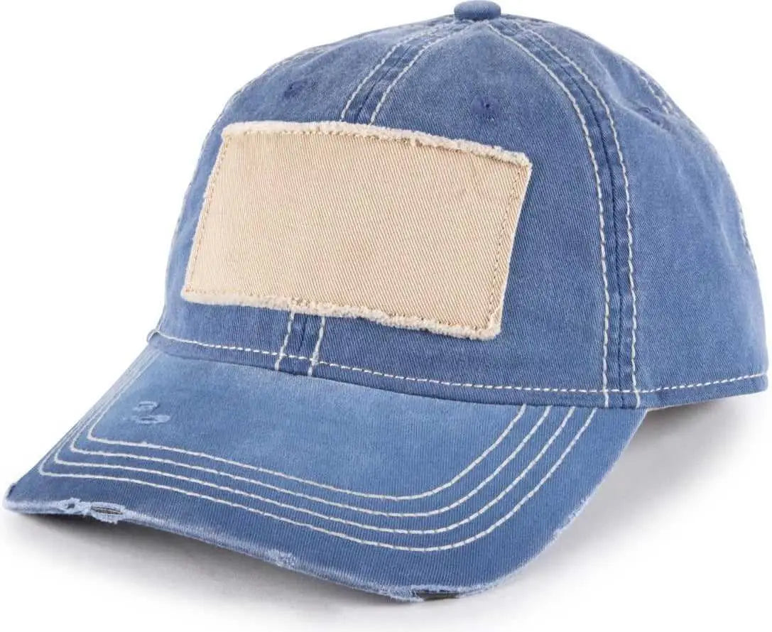 OC Sports OC902 Pigment Dyed Cotton Twill Cap - Slate Blue - Blue / Ladies
