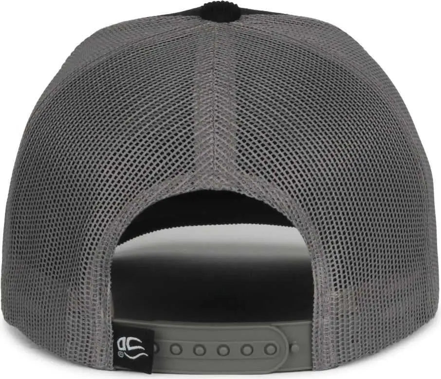 OC Sports OCCORDM Corduroy Mesh Back with Cord Cap - Black Charcoal - Dark Gray / OSFM