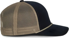 OC Sports OCCORDM Corduroy Mesh Back with Cord Cap - Navy Khaki - Khaki / OSFM