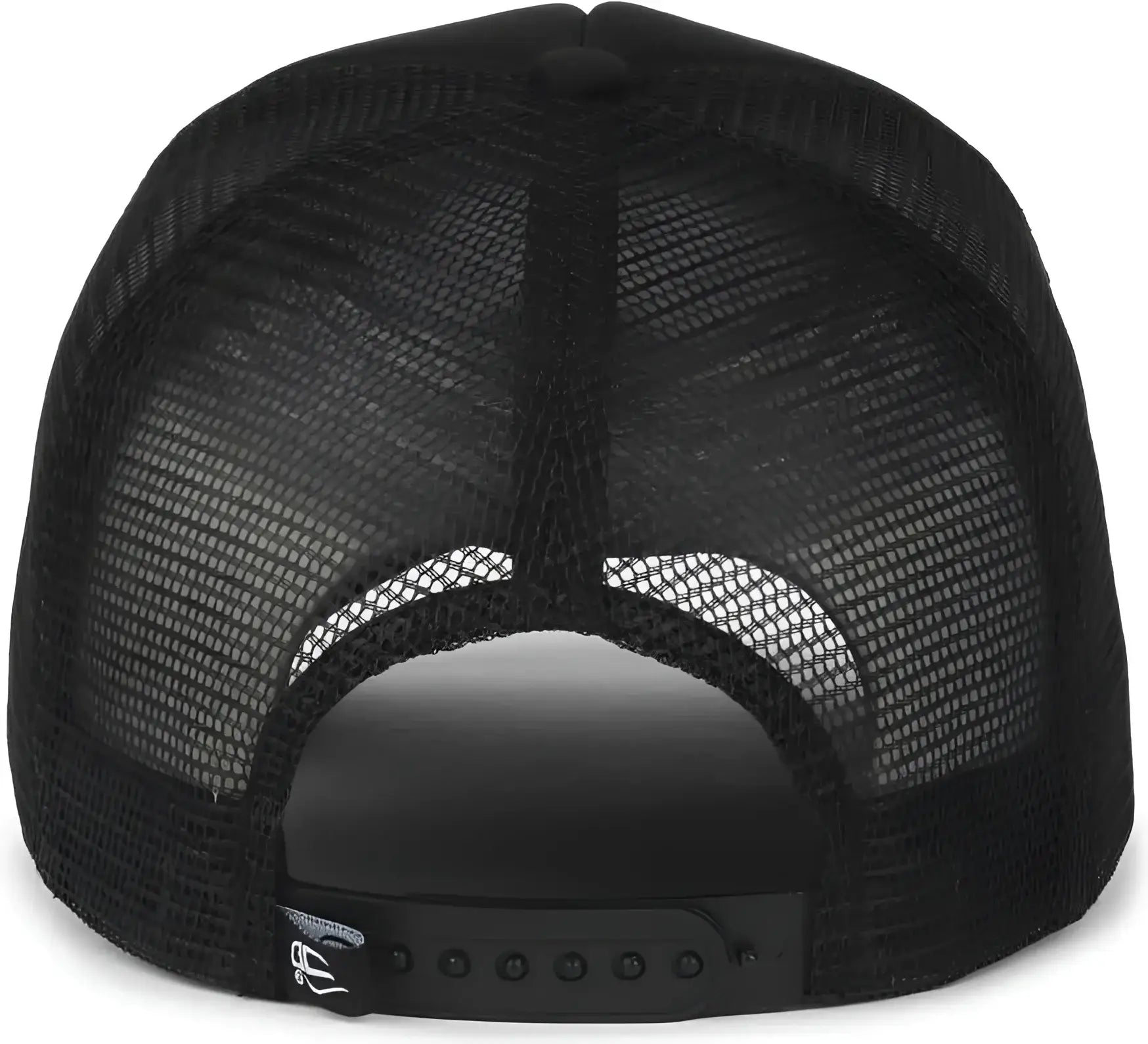 OC Sports OCFOAM 5 Panel Foam Mesh Trucker with Cord Cap - Black Black - Black / OSFM