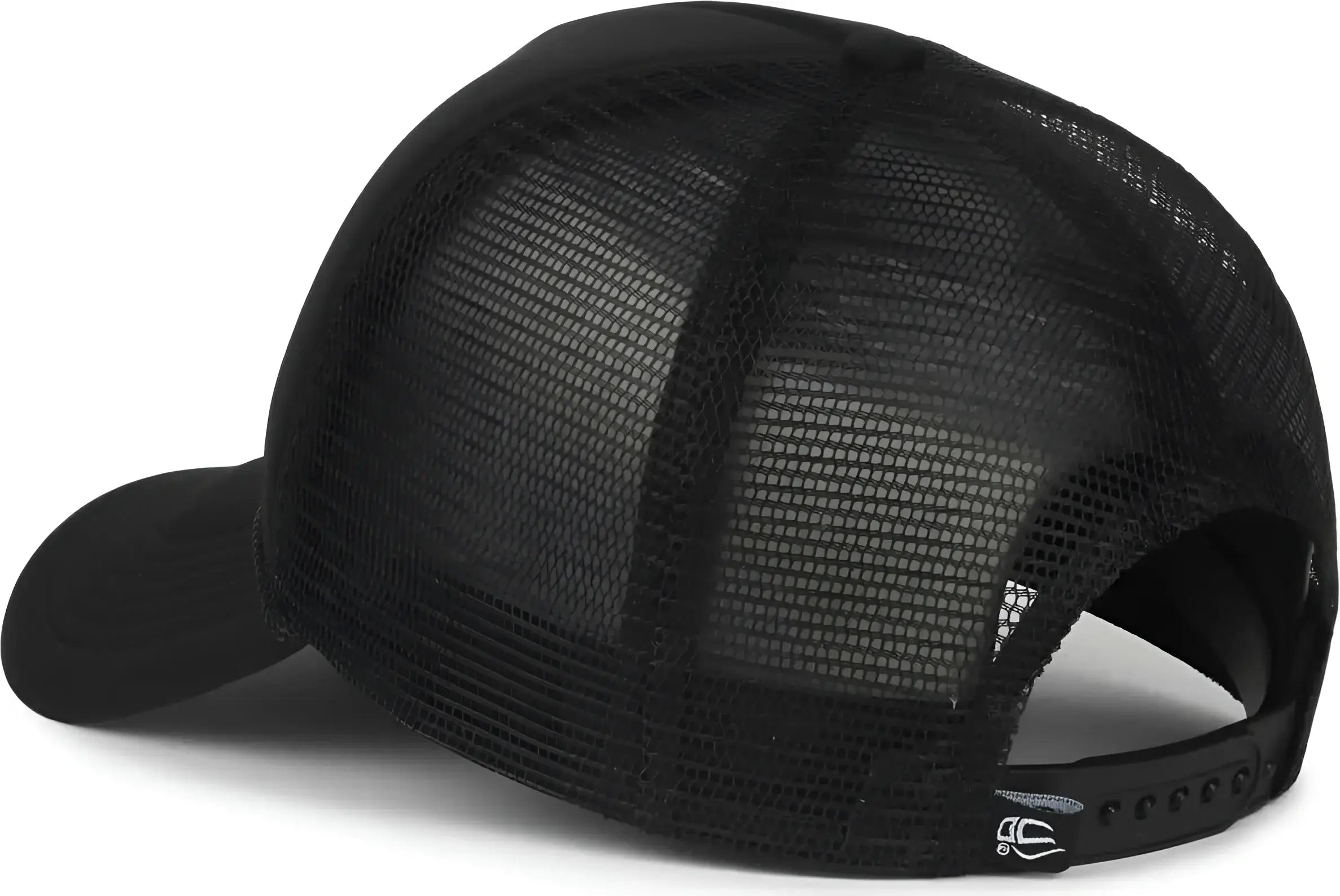 OC Sports OCFOAM 5 Panel Foam Mesh Trucker with Cord Cap - Black Black - Black / OSFM
