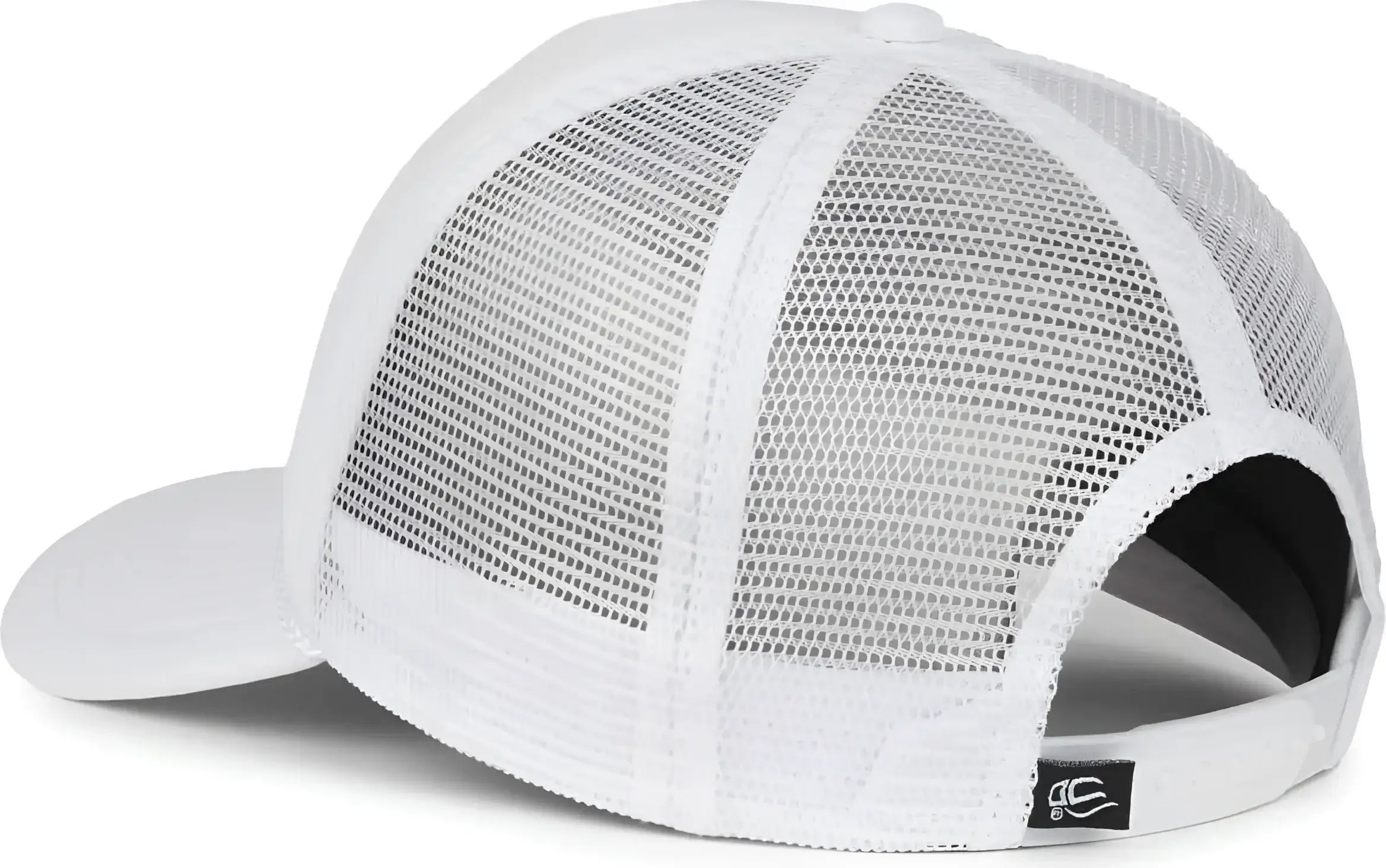 OC Sports OCFOAM 5 Panel Foam Mesh Trucker with Cord Cap - White White - White / OSFM
