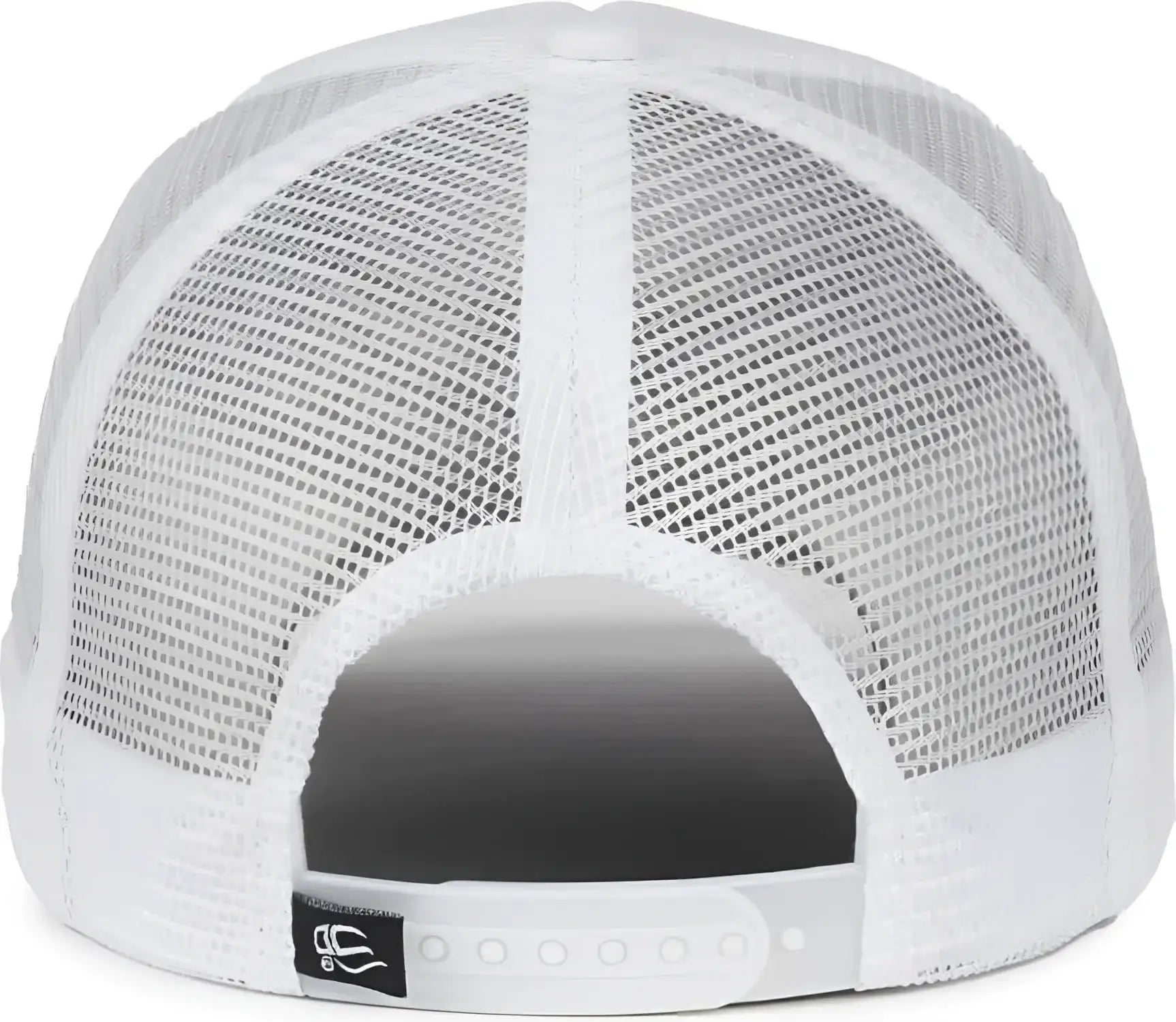 OC Sports OCFOAM 5 Panel Foam Mesh Trucker with Cord Cap - White White - White / OSFM