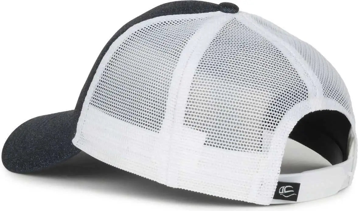 OC Sports OCGLTR Glitter Mesh Back Cap - Galaxy White - White / Ladies