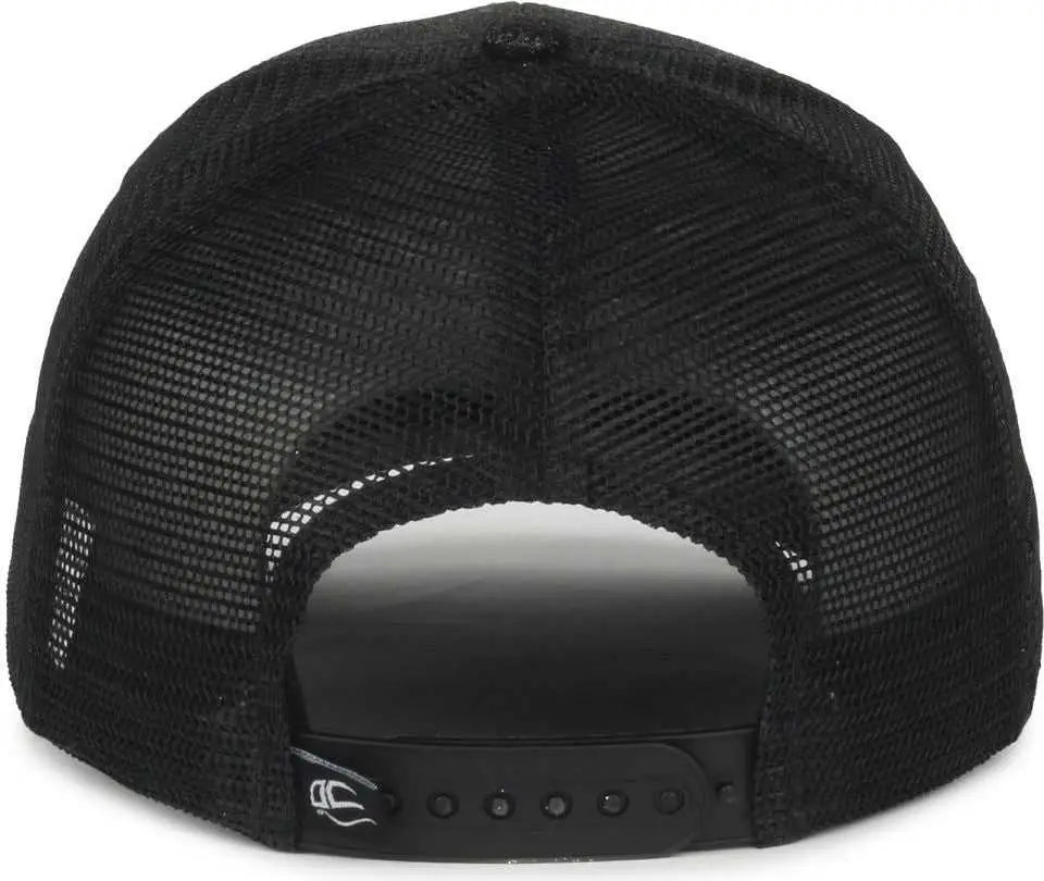 OC Sports OCGLTR Glitter Mesh Back Cap - Onyx Black - Black / Ladies