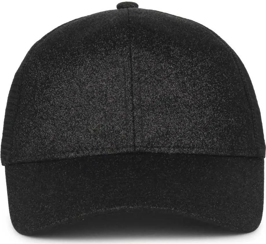 OC Sports OCGLTR Glitter Mesh Back Cap - Onyx Black - Black / Ladies