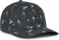 OC Sports OCP100 Sublimated Pattern Pro Crown Cap -Ghostrider Charcoal - Dark Gray / OSFM