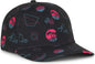 OC Sports OCP100 Sublimated Pattern Pro Crown Cap -Miami Black - Black / OSFM