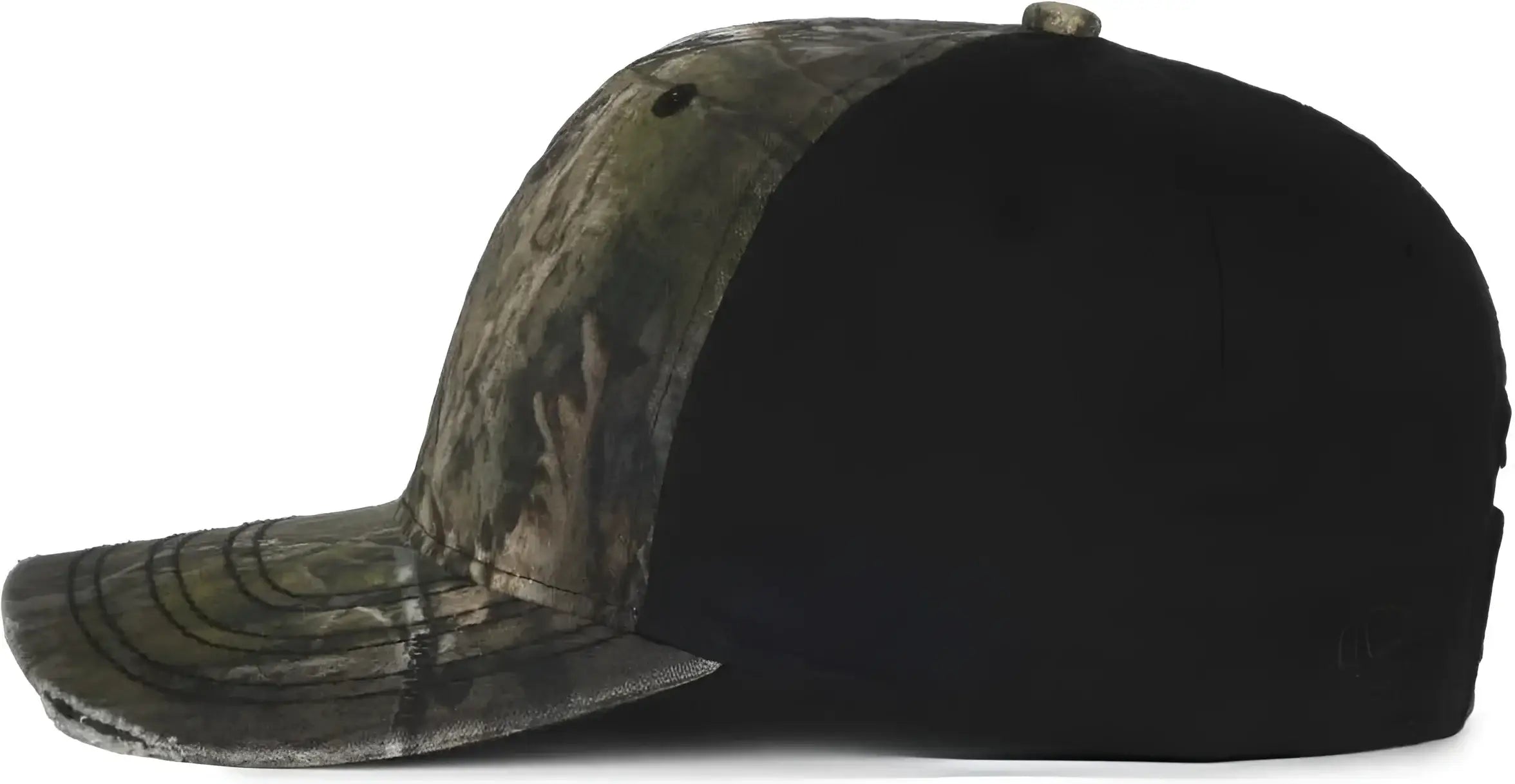 OC Sports OSC-101 Adjustable Cap - Mossy Oak Country DNA Black - Mossy Oak Black / OSFM
