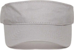 OC Sports PCTV-100 Adjustable Cotton Visors - 100 Light Gray