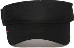 OC Sports PCTV-100 Adjustable Cotton Visors - Black
