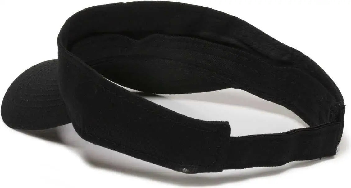 OC Sports PCTV-100 Adjustable Cotton Visors - Black