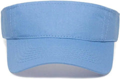 OC Sports PCTV-100 Adjustable Cotton Visors - Columbia Blue