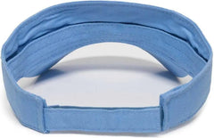 OC Sports PCTV-100 Adjustable Cotton Visors - Columbia Blue