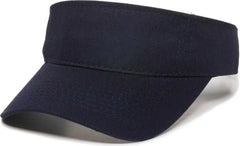 OC Sports PCTV-100 Adjustable Cotton Visors - Navy