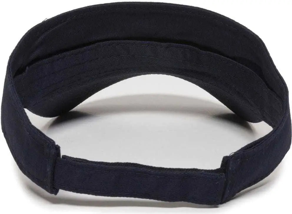 OC Sports PCTV-100 Adjustable Cotton Visors - Navy