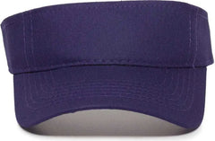 OC Sports PCTV-100 Adjustable Cotton Visors - Purple