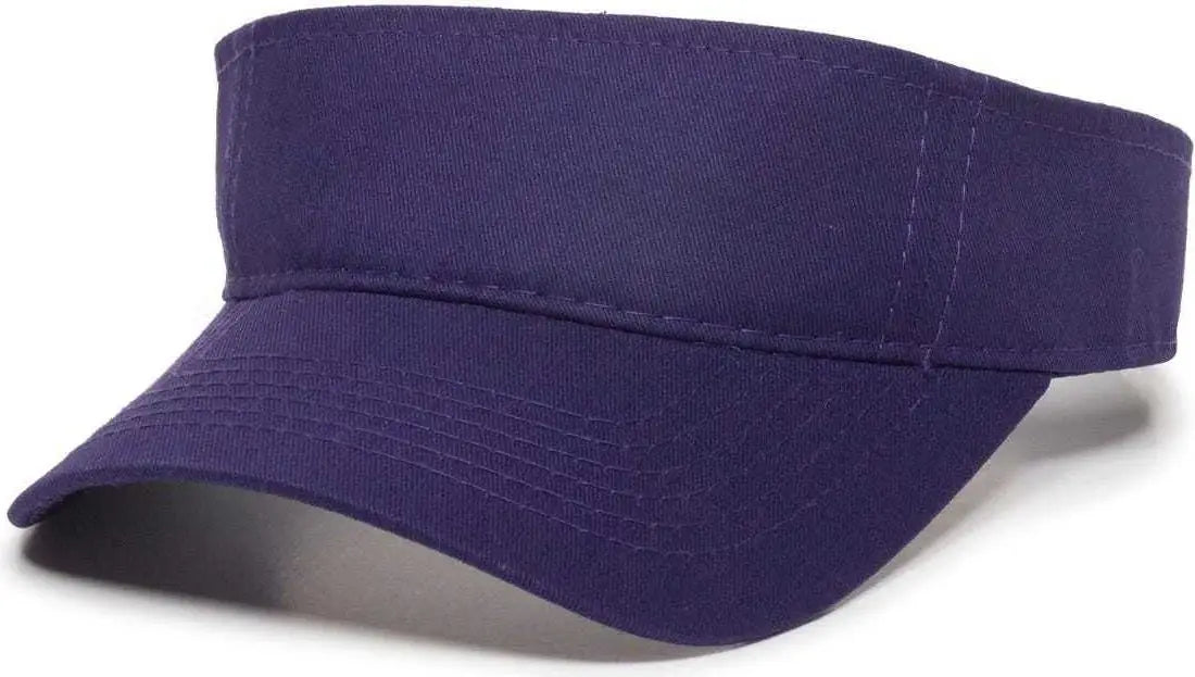 OC Sports PCTV-100 Adjustable Cotton Visors - Purple