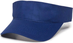 OC Sports PCTV-100 Adjustable Cotton Visors - Royal