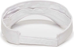OC Sports PCTV-100 Adjustable Cotton Visors - White