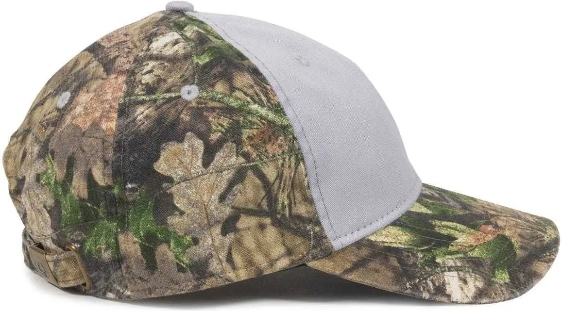 OC Sports PDC-100 Adjustable Cap - Light Grey Mossy Oak Break-Up Country - Light Gray Mossy Oak Break-Up Country / 6