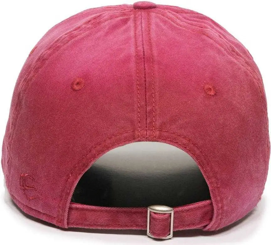OC Sports PDT-750 Adjustable Cap - Chili Pepper - Cardinal / 6 7/8’’ - 7 1/2’’