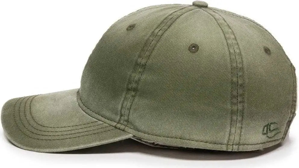 OC Sports PDT-750 Adjustable Cap - Olive - Olive / 6 7/8’’ - 7 1/2’’