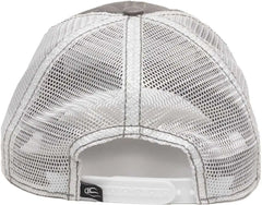 OC Sports PDT-750M Adjustable Mesh Back Cap - Charcoal White - Dark Gray White / 6 7/8’’ - 7 1/2’’