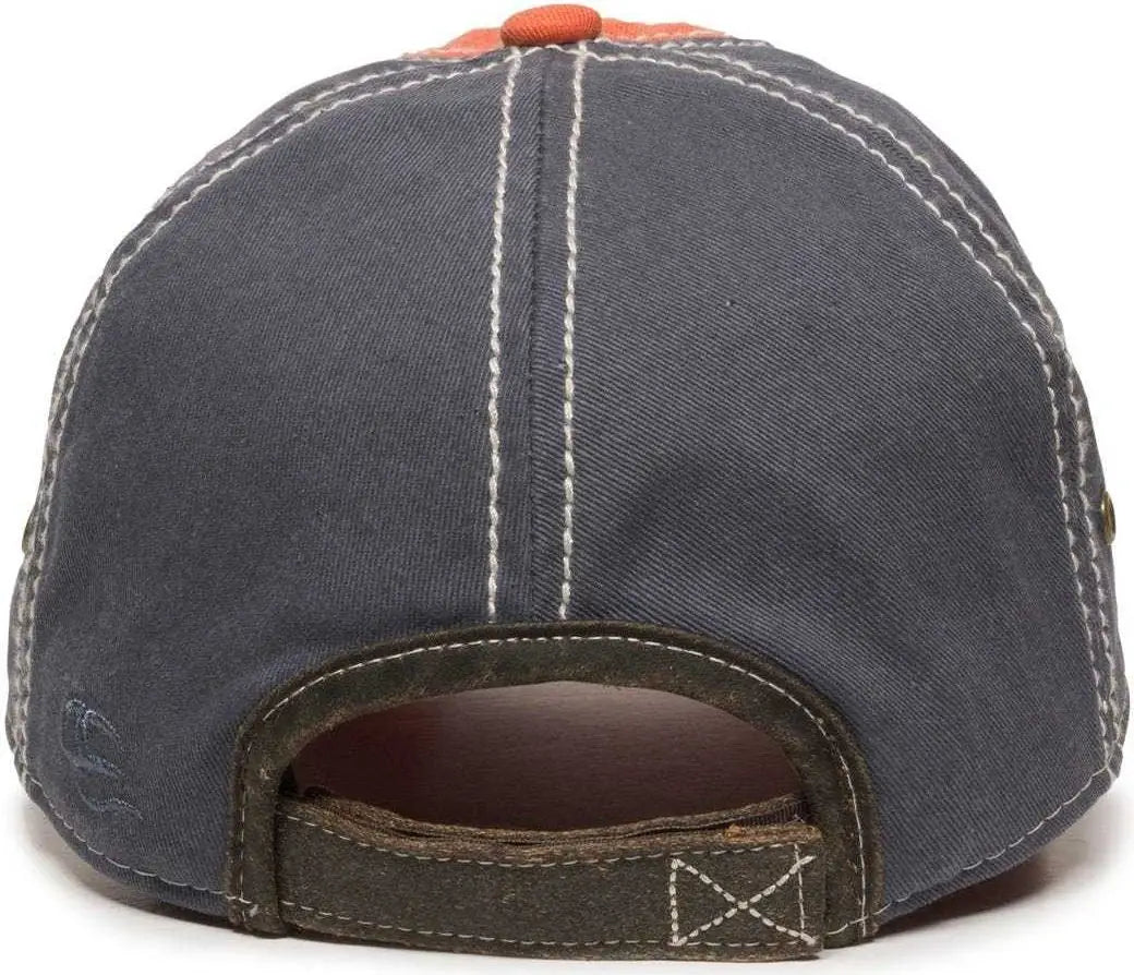 OC Sports PDT-800 Adjustable Cap - Orange Navy - Orange Navy / 6 7/8’’ - 7 1/2’’