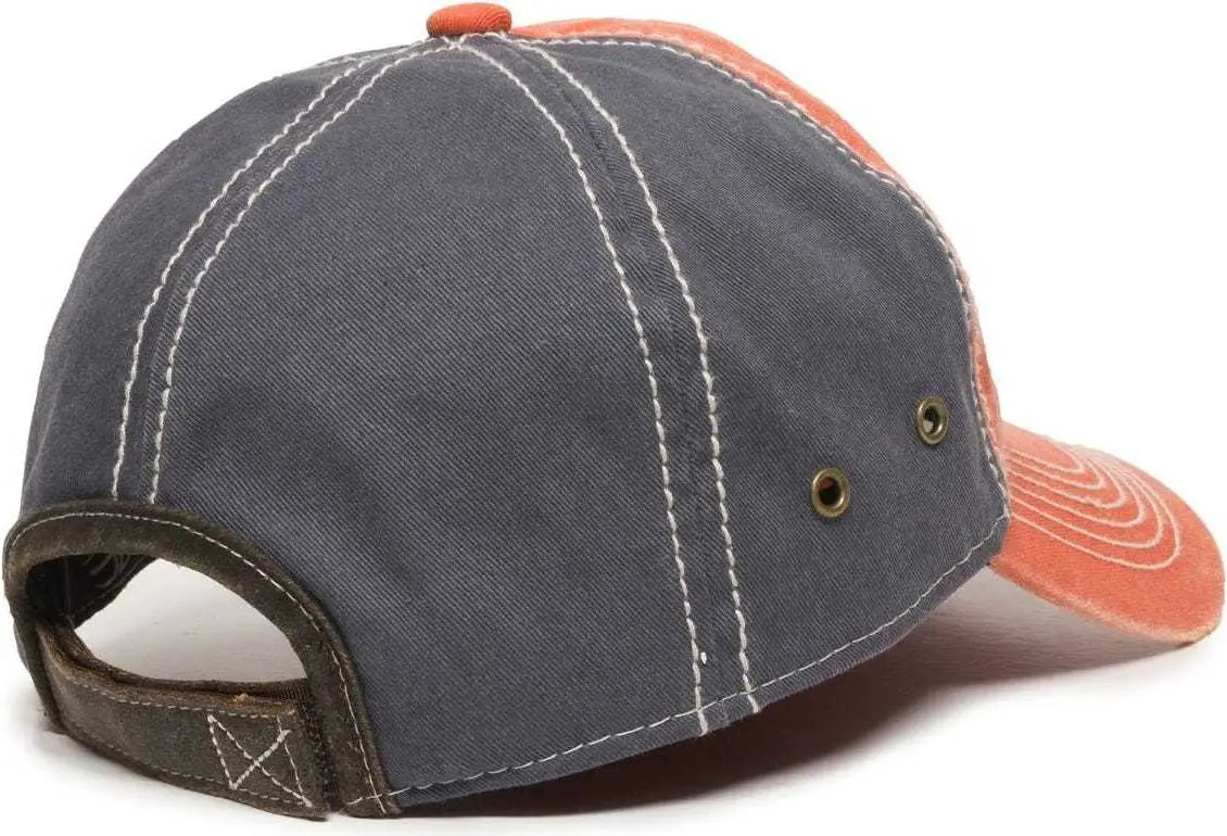 OC Sports PDT-800 Adjustable Cap - Orange Navy - Orange Navy / 6 7/8’’ - 7 1/2’’