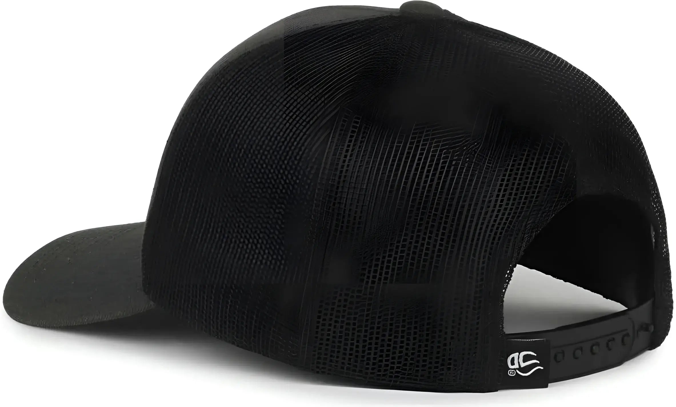 OC Sports PDT20M Pigment Dyed Twill Mesh Back Cap - Black Black - Black / OSFM
