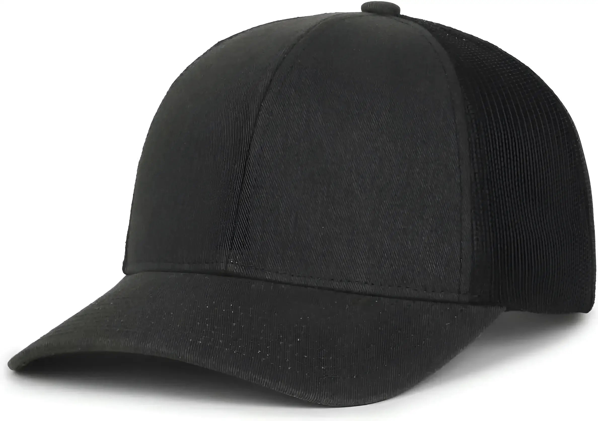 OC Sports PDT20M Pigment Dyed Twill Mesh Back Cap - Black Black - Black / OSFM