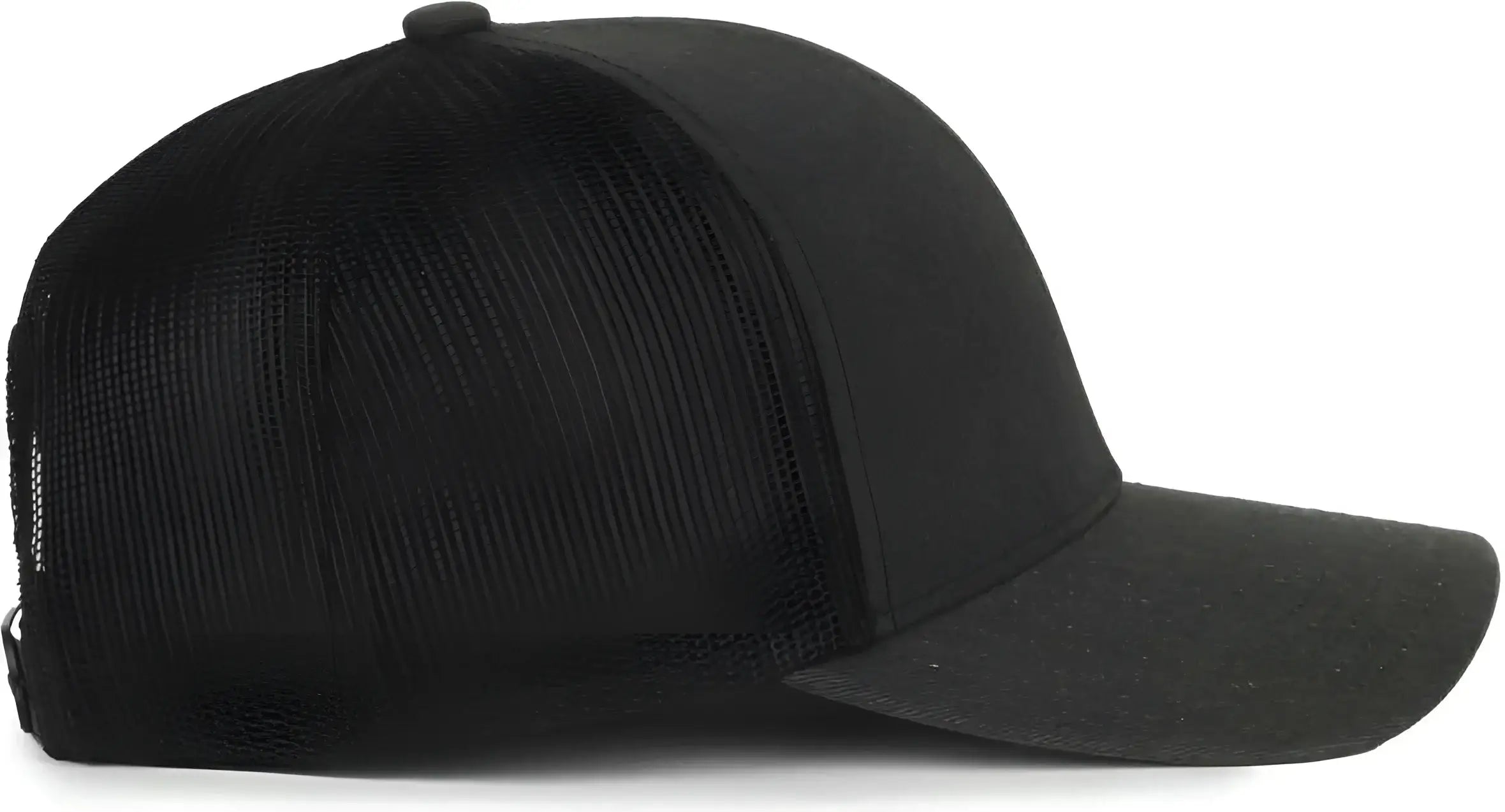 OC Sports PDT20M Pigment Dyed Twill Mesh Back Cap - Black Black - Black / OSFM
