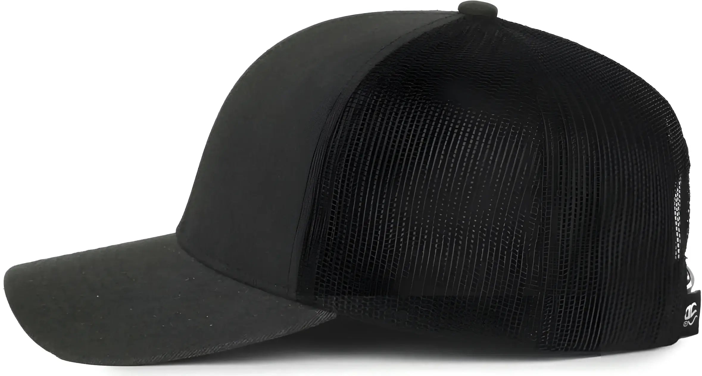 OC Sports PDT20M Pigment Dyed Twill Mesh Back Cap - Black Black - Black / OSFM