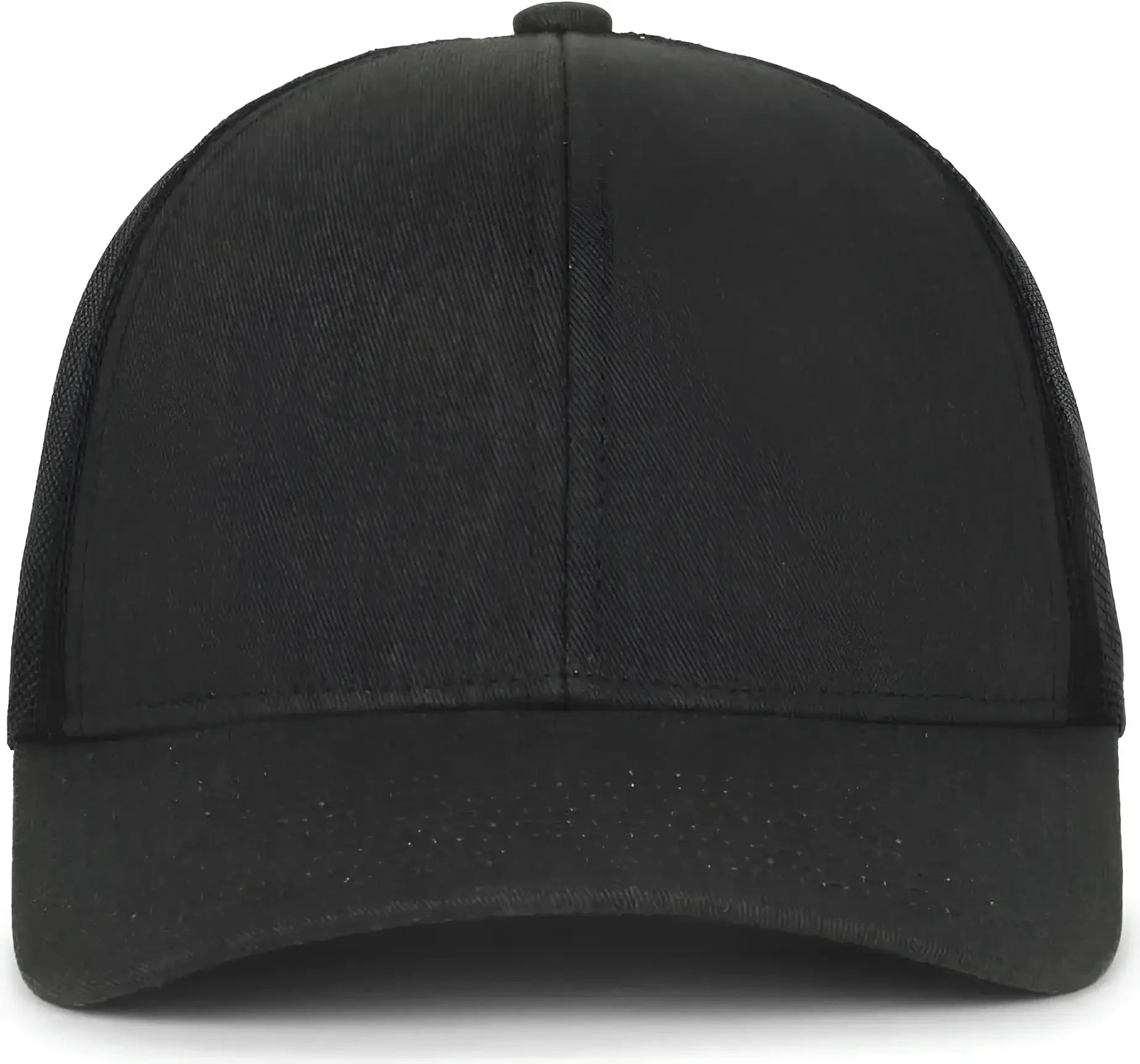 OC Sports PDT20M Pigment Dyed Twill Mesh Back Cap - Black Black - Black / OSFM