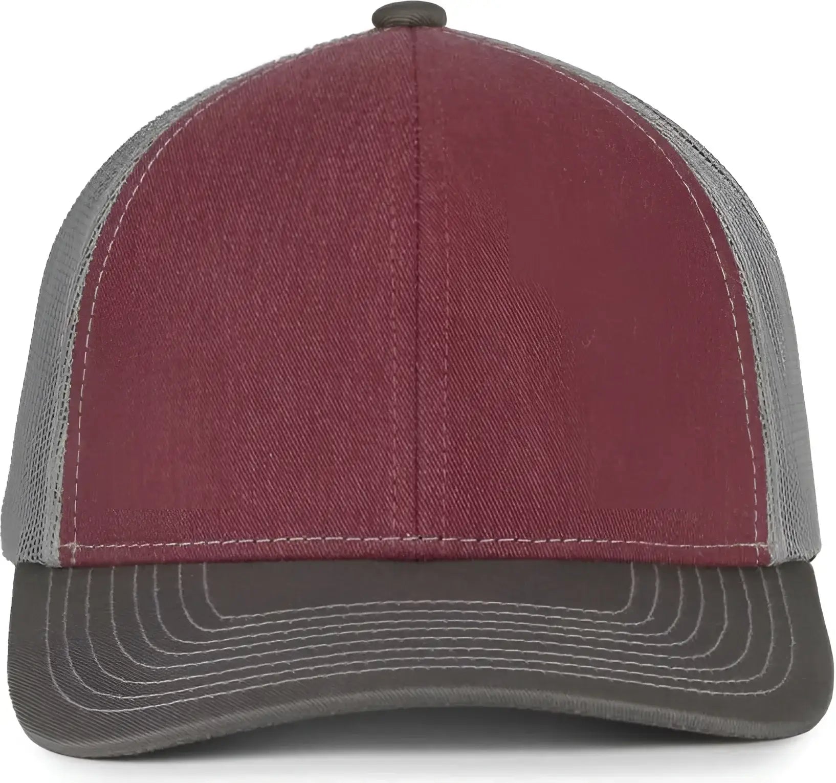 OC Sports PDT20M Pigment Dyed Twill Mesh Back Cap - Cardinal Light Gray Charcoal - Dark Gray / OSFM