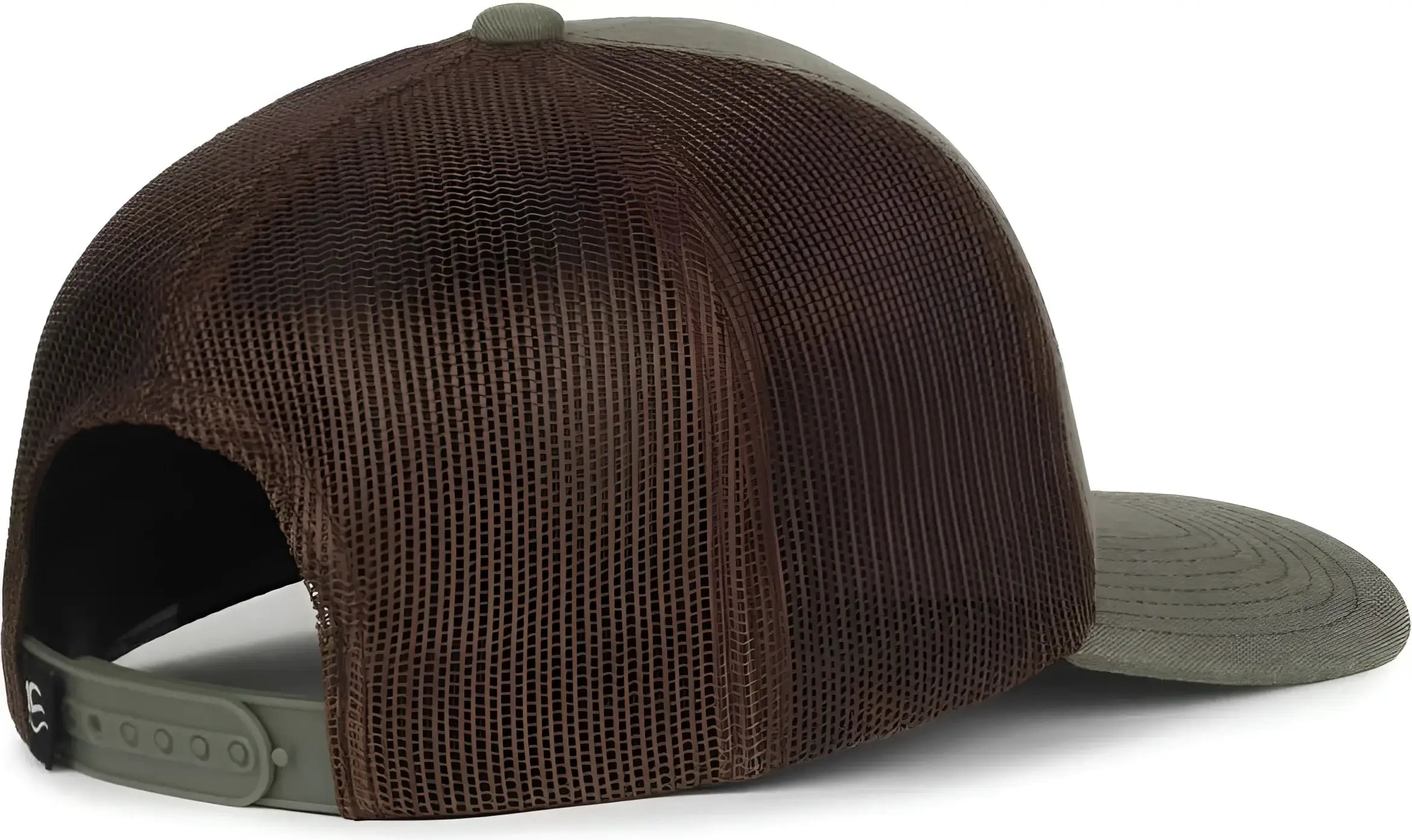 OC Sports PDT20M Pigment Dyed Twill Mesh Back Cap - Olive Brown - Brown / OSFM