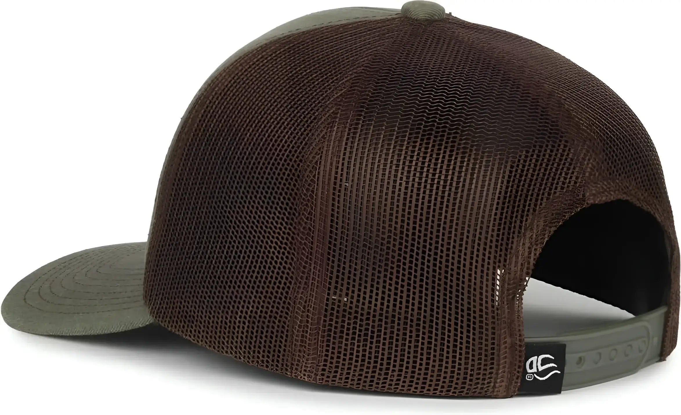 OC Sports PDT20M Pigment Dyed Twill Mesh Back Cap - Olive Brown - Brown / OSFM